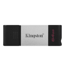 PENDRIVE 64GB USB-C DATATRAVELER DT80 KINGSTON DT80-64GB 64 GB USB 3.2 Gen 1 Drive Flash USB-C TYPE-C Fino a 200 MB/s in lettura PENDRIVE 64GB USB-C DATATRAVELER DT80 KINGSTON DT80-64GB 64 GB USB 3.2 Gen 1 Drive Flash USB-C TYPE-C Fino a 200 MB/s in lettura