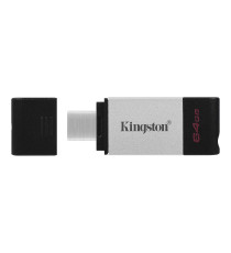 PENDRIVE 64GB USB-C DATATRAVELER DT80 KINGSTON DT80-64GB 64 GB USB 3.2 Gen 1 Drive Flash USB-C TYPE-C Fino a 200 MB/s in lettura PENDRIVE 64GB USB-C DATATRAVELER DT80 KINGSTON DT80-64GB 64 GB USB 3.2 Gen 1 Drive Flash USB-C TYPE-C Fino a 200 MB/s in lettura