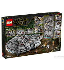 Lego Star Wars - Millennium Falcon - LEGO 75257 Introvabile Set di Costruzioni Iconica Astronave con Finn 1353pz Anni 9+ Lego Star Wars - Millennium Falcon - LEGO 75257 Introvabile Set di Costruzioni Iconica Astronave con Finn 1353pz Anni 9+