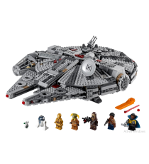 Lego Star Wars - Millennium Falcon - LEGO 75257 Introvabile Set di Costruzioni Iconica Astronave con Finn 1353pz Anni 9+ Lego Star Wars - Millennium Falcon - LEGO 75257 Introvabile Set di Costruzioni Iconica Astronave con Finn 1353pz Anni 9+
