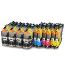 PACK 10 CARTUCCE LC223BK-C-M-Y COMPATIBILI LC223VALBP PER BROTHER J4620 J4625 J5625 J4120 J5320 N.4 LC223BK N.2 LC223 C/M/Y