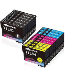 PACK 14 CARTUCCE T1281 T1282 T1283 T1284 COMPATIBILI C13T12854010 PER EPSON S22 SX125 420W BX305FW N 5 T1281 + N 3 T1282-3-4