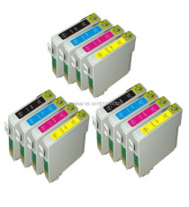 15 CARTUCCE T0711 T0712 T0713 T0714 COMPATIBILI C13T07154010 PER Epson Stylus D78D78D92 N 5 T0711 + N 3 T0712-3-4