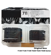 KIT TESTINA HP C1Q10A HP 711 TESTINA + CARTUCCE ORIGINALI PER HP Designjet T520 Designjet T120 C1Q10A H711 TESTINA DI STAMPA