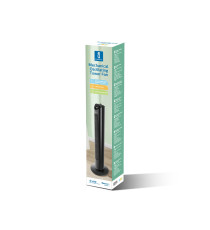VENTILATORE A TORRETTA CON CONTROLLI ANALOGICI NERO - 3 VELOCITA' - SENZA PALE - 45W A COLONNA - OSCILLAZIONE 85 GRADI AIGOSTAR VENTILATORE A TORRETTA CON CONTROLLI ANALOGICI NERO - 3 VELOCITA' - SENZA PALE - 45W A COLONNA - OSCILLAZIONE 85 GRADI AIGOSTAR