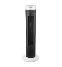 VENTILATORE A TORRETTA CON CONTROLLI ANALOGICI BIANCO-NERO - 3 VELOCITA' - SENZA PALE - 45W A COLONNA - OSCILLAZIONE 85 GRADI VENTILATORE A TORRETTA CON CONTROLLI ANALOGICI BIANCO-NERO - 3 VELOCITA' - SENZA PALE - 45W A COLONNA - OSCILLAZIONE 85 GRADI