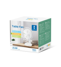 MINI VENTILATORE DA TAVOLO CON NEBULIZZATORE 10W - BIANCO - 3 VELOCITA' - MISURA L113XW113XH127mm - CAVO USB - SERBATOIO 300ML MINI VENTILATORE DA TAVOLO CON NEBULIZZATORE 10W - BIANCO - 3 VELOCITA' - MISURA L113XW113XH127mm - CAVO USB - SERBATOIO 300ML