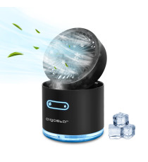 MINI VENTILATORE DA TAVOLO CON NEBULIZZATORE 10W - NERO - 3 VELOCITA' - MISURA L113XW113XH127mm - CAVO USB - SERBATOIO 300ML MINI VENTILATORE DA TAVOLO CON NEBULIZZATORE 10W - NERO - 3 VELOCITA' - MISURA L113XW113XH127mm - CAVO USB - SERBATOIO 300ML