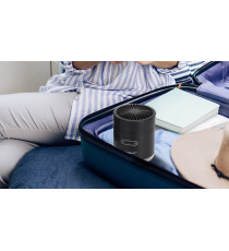 MINI VENTILATORE DA TAVOLO CON NEBULIZZATORE 10W - NERO - 3 VELOCITA' - MISURA L113XW113XH127mm - CAVO USB - SERBATOIO 300ML MINI VENTILATORE DA TAVOLO CON NEBULIZZATORE 10W - NERO - 3 VELOCITA' - MISURA L113XW113XH127mm - CAVO USB - SERBATOIO 300ML