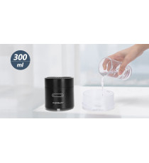 MINI VENTILATORE DA TAVOLO CON NEBULIZZATORE 10W - NERO - 3 VELOCITA' - MISURA L113XW113XH127mm - CAVO USB - SERBATOIO 300ML MINI VENTILATORE DA TAVOLO CON NEBULIZZATORE 10W - NERO - 3 VELOCITA' - MISURA L113XW113XH127mm - CAVO USB - SERBATOIO 300ML