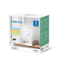 VENTILATORE DA TAVOLO 45W - BIANCO - 3 VELOCITA' - MISURA L420xW270xH550mm - MOTORE ANTIRUMORE AIGOSTAR VENTILATORE DA TAVOLO 45W - BIANCO - 3 VELOCITA' - MISURA L420xW270xH550mm - MOTORE ANTIRUMORE AIGOSTAR