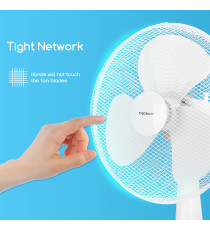 VENTILATORE DA TAVOLO 45W - BIANCO - 3 VELOCITA' - MISURA L420xW270xH550mm - MOTORE ANTIRUMORE AIGOSTAR VENTILATORE DA TAVOLO 45W - BIANCO - 3 VELOCITA' - MISURA L420xW270xH550mm - MOTORE ANTIRUMORE AIGOSTAR