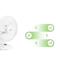 VENTILATORE DA TAVOLO 45W - BIANCO - 3 VELOCITA' - MISURA L420xW270xH550mm - MOTORE ANTIRUMORE AIGOSTAR VENTILATORE DA TAVOLO 45W - BIANCO - 3 VELOCITA' - MISURA L420xW270xH550mm - MOTORE ANTIRUMORE AIGOSTAR