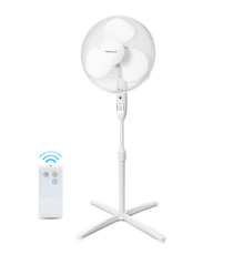 VENTILATORE A PIANTANA CON CONTROLLI DIGITALI 40W BIANCO - 3 VELOCITA' - SCHERMO LED CON TELECOMANDO - TIMER 7 ORE AIGOSTAR VENTILATORE A PIANTANA CON CONTROLLI DIGITALI 40W BIANCO - 3 VELOCITA' - SCHERMO LED CON TELECOMANDO - TIMER 7 ORE AIGOSTAR