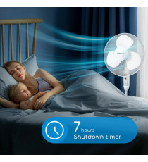 VENTILATORE A PIANTANA CON CONTROLLI DIGITALI 40W BIANCO - 3 VELOCITA' - SCHERMO LED CON TELECOMANDO - TIMER 7 ORE AIGOSTAR VENTILATORE A PIANTANA CON CONTROLLI DIGITALI 40W BIANCO - 3 VELOCITA' - SCHERMO LED CON TELECOMANDO - TIMER 7 ORE AIGOSTAR