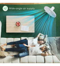 VENTILATORE A PIANTANA CON CONTROLLI ANALOGICI 45W BIANCO - 3 VELOCITA' - ALTEZZA REGOLABILE - AIGOSTAR VENTILATORE A PIANTANA CON CONTROLLI ANALOGICI 45W BIANCO - 3 VELOCITA' - ALTEZZA REGOLABILE - AIGOSTAR
