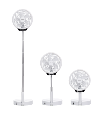 VENTILATORE PORTATILE PIEGHEVOLE -PAULA- CON ASTA TELESCOPICA - 3 VELOCITA' - RICARICA USB - 6.5W DA TAVOLO CON LUCE LED VENTILATORE PORTATILE PIEGHEVOLE -PAULA- CON ASTA TELESCOPICA - 3 VELOCITA' - RICARICA USB - 6.5W DA TAVOLO CON LUCE LED