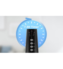 VENTILATORE A PIANTANA -OLGA- 60W NERO - 3 MODALITA' E 3 VELOCITA' - CON TELECOMANDO - TIMER 7,5 ORE AIGOSTAR VENTILATORE A PIANTANA -OLGA- 60W NERO - 3 MODALITA' E 3 VELOCITA' - CON TELECOMANDO - TIMER 7,5 ORE AIGOSTAR