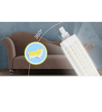 LAMPADINA LED R7S 5W 78mm 500 LUMEN 6500K LUCE FREDDA D15xH78mm ANGOLO 360 GRADI EQUIVALE A 42W INCADESCENZA ENERGETICA A+