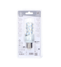 LAMPADINA LED SPIRALE B5 4.9W E27 440 LUMEN 4000K LUCE NATURALE D38XH105mm ANGOLO 360 GRADI EQUIVALE 38W INCADESCENZA AIGOSTAR