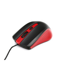 MOUSE OMEGA OTTICO ROSSO E NERO OM05R CON CAVO USB 125CM - 1000DPI - 2 TASTI + ROTELLA SCROLLER - DESIGN SIMMETRICO MOUSE OMEGA OTTICO ROSSO E NERO OM05R CON CAVO USB 125CM - 1000DPI - 2 TASTI + ROTELLA SCROLLER - DESIGN SIMMETRICO