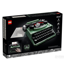 Lego Ideas - Macchina da scrivere - Lego 21327 Introvabile Design sorprendente ricco di dettagli Anni 18+ 2079pz