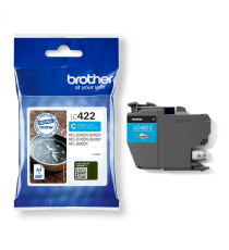 ORIGINALE BROTHER LC422C CIANO CARTUCCIA ORIGINALE PER BROTHER MFC J5340DW,J5740DW,J6540DW,J6940DW LC-422 550 PAGINE