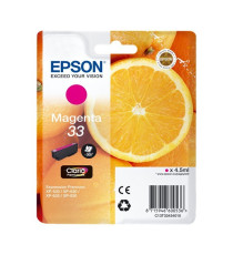 EPSON T3343 MAGENTA C13T33434010 CARTUCCIA ORIGINALE PER EPSON EXPRESSION PREMIUM XP530 XP630 XP635 XP830 33 CAPACITA 4,5ML EPSON T3343 MAGENTA C13T33434010 CARTUCCIA ORIGINALE PER EPSON EXPRESSION PREMIUM XP530 XP630 XP635 XP830 33 CAPACITA 4,5ML