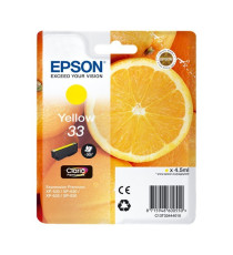EPSON T3344 GIALLA C13T33444010 CARTUCCIA ORIGINALE PER EPSON EXPRESSION PREMIUM XP530 XP630 XP635 XP830 33 CAPACITA 4,5ML EPSON T3344 GIALLA C13T33444010 CARTUCCIA ORIGINALE PER EPSON EXPRESSION PREMIUM XP530 XP630 XP635 XP830 33 CAPACITA 4,5ML