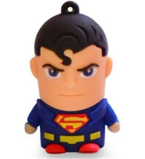 PENDRIVE 32GB SUPERMAN TECHONETECH TEC5099-32 32 GB USB 2.0 - MEMORIA 32GB SUPERMAN 3D PENDRIVE 32GB SUPERMAN TECHONETECH TEC5099-32 32 GB USB 2.0 - MEMORIA 32GB SUPERMAN 3D