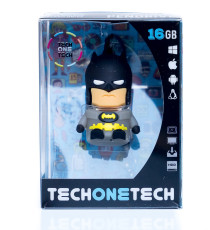 PENDRIVE 32GB BATMAN TECHONETECH TEC5114-32 32 GB USB 2.0 - MEMORIA 32GB BATMAN 3D PENDRIVE 32GB BATMAN TECHONETECH TEC5114-32 32 GB USB 2.0 - MEMORIA 32GB BATMAN 3D