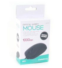 MOUSE OMEGA OTTICO NERO OM07VB CON CAVO USB 125CM - 1000DPI - 2 TASTI + ROTELLA SCROLLER - DESIGN SIMMETRICO - MILIONI DI CLIC MOUSE OMEGA OTTICO NERO OM07VB CON CAVO USB 125CM - 1000DPI - 2 TASTI + ROTELLA SCROLLER - DESIGN SIMMETRICO - MILIONI DI CLIC