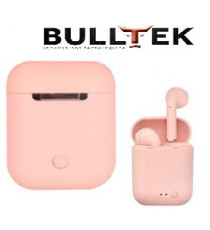 COPPIA DI AURICOLARI BULLTEK + CHARGING CASE ROSA EARPHONE BLUETOOTH 5.0 WI-FI MINI PINK PER iOS e ANDROID SENZA FILI COPPIA DI AURICOLARI BULLTEK + CHARGING CASE ROSA EARPHONE BLUETOOTH 5.0 WI-FI MINI PINK PER iOS e ANDROID SENZA FILI