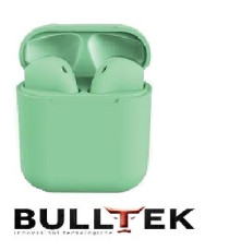 COPPIA DI AURICOLARI BULLTEK + CHARGING CASE VERDE EARPHONE BLUETOOTH 5.0 WI-FI MINI GREEN PER iOS e ANDROID SENZA FILI COPPIA DI AURICOLARI BULLTEK + CHARGING CASE VERDE EARPHONE BLUETOOTH 5.0 WI-FI MINI GREEN PER iOS e ANDROID SENZA FILI