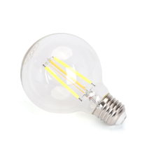LAMPADINA SMART LED A FILAMENTO G80 6W E27 WIFI CCT 2700K-6500K 850 LUMEN D80H117mm COMPATIBILE CON ALEXA E GOOGLE ASSISTANT LAMPADINA SMART LED A FILAMENTO G80 6W E27 WIFI CCT 2700K-6500K 850 LUMEN D80H117mm COMPATIBILE CON ALEXA E GOOGLE ASSISTANT