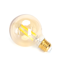 LAMPADINA SMART LED A FILAMENTO AMBRATA G80 6W E27 WIFI CCT 2700K-6500K 806 LUMEN D80H117mm COMPATIBILE ALEXA GOOGLE ASSISTANT LAMPADINA SMART LED A FILAMENTO AMBRATA G80 6W E27 WIFI CCT 2700K-6500K 806 LUMEN D80H117mm COMPATIBILE ALEXA GOOGLE ASSISTANT