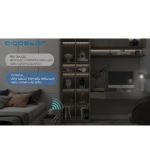 LAMPADINA SMART LED GU10 7W C37 WIFI RGB+CCT 3000K-6500K 450 LUMEN D50*H72mm COMPATIBILE CON ALEXA E GOOGLE ASSISTANT FARETTO