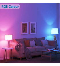 LAMPADINA SMART LED C37 E27 6.5W WIFI RGB+CCT 2700K-6500K 555 LUMEN D37H107mm COMPATIBILE CON ALEXA E GOOGLE ASSISTANT LAMPADINA SMART LED C37 E27 6.5W WIFI RGB+CCT 2700K-6500K 555 LUMEN D37H107mm COMPATIBILE CON ALEXA E GOOGLE ASSISTANT