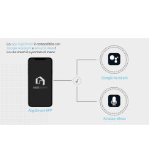 PLAFONIERA SMART 18W WIFI CCT 3000K-6500K 1300 LUMEN D340H80mm COMPATIBILE CON ALEXA E GOOGLE ASSISTANT - AIGOSTAR PLAFONIERA SMART 18W WIFI CCT 3000K-6500K 1300 LUMEN D340H80mm COMPATIBILE CON ALEXA E GOOGLE ASSISTANT - AIGOSTAR