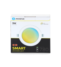 FARETTO DA INCASSO SMART 9W WIFI CCT 3000K-6500K 780 LUMEN D145*H25.5mm COMPATIBILE CON ALEXA E GOOGLE ASSISTANT - AIGOSTAR FARETTO DA INCASSO SMART 9W WIFI CCT 3000K-6500K 780 LUMEN D145*H25.5mm COMPATIBILE CON ALEXA E GOOGLE ASSISTANT - AIGOSTAR