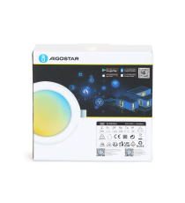 FARETTO DA INCASSO SMART 9W WIFI CCT 3000K-6500K 780 LUMEN D145*H25.5mm COMPATIBILE CON ALEXA E GOOGLE ASSISTANT - AIGOSTAR FARETTO DA INCASSO SMART 9W WIFI CCT 3000K-6500K 780 LUMEN D145*H25.5mm COMPATIBILE CON ALEXA E GOOGLE ASSISTANT - AIGOSTAR