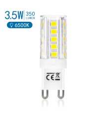 LAMPADINA LED G9 3.5W 350 LUMEN 6500K LUCE FREDDA L49W16H16mm ANGOLO 360 GRADI EQUIVALE A 32W INCADESCENZA - AIGOSTAR LAMPADINA LED G9 3.5W 350 LUMEN 6500K LUCE FREDDA L49W16H16mm ANGOLO 360 GRADI EQUIVALE A 32W INCADESCENZA - AIGOSTAR