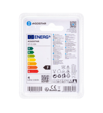 LAMPADINA LED G9 4W 400 LUMEN 3000K LUCE CALDA L55W17H17mm ANGOLO 360 GRADI EQUIVALE A 35W INCADESCENZA - AIGOSTAR LAMPADINA LED G9 4W 400 LUMEN 3000K LUCE CALDA L55W17H17mm ANGOLO 360 GRADI EQUIVALE A 35W INCADESCENZA - AIGOSTAR