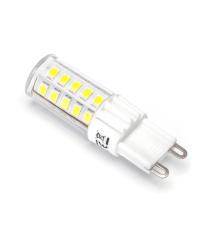 LAMPADINA LED G9 4W 400 LUMEN 6500K LUCE FREDDA L55W17H17mm ANGOLO 360 GRADI EQUIVALE A 35W INCADESCENZA - AIGOSTAR LAMPADINA LED G9 4W 400 LUMEN 6500K LUCE FREDDA L55W17H17mm ANGOLO 360 GRADI EQUIVALE A 35W INCADESCENZA - AIGOSTAR