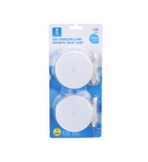 LUCE NOTTURNA LED A CALAMITA 1W 45 LUMEN CON RICARICA USB 3000K LUCE CALDA CONFEZIONE 2PZ - MODIFICA INTENSITA' TOUCH!! LUCE NOTTURNA LED A CALAMITA 1W 45 LUMEN CON RICARICA USB 3000K LUCE CALDA CONFEZIONE 2PZ - MODIFICA INTENSITA' TOUCH!!