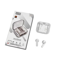 COPPIA DI AURICOLARI AIR28 + CHARGING CASE BIANCO EARPHONE BLUETOOTH V5.0 WI-FI CUFFIE MINI WHITE PER iOS e ANDROID SENZA FILI COPPIA DI AURICOLARI AIR28 + CHARGING CASE BIANCO EARPHONE BLUETOOTH V5.0 WI-FI CUFFIE MINI WHITE PER iOS e ANDROID SENZA FILI