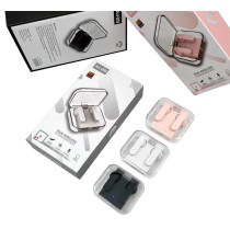COPPIA DI AURICOLARI AIR28 + CHARGING CASE BIANCO EARPHONE BLUETOOTH V5.0 WI-FI CUFFIE MINI WHITE PER iOS e ANDROID SENZA FILI COPPIA DI AURICOLARI AIR28 + CHARGING CASE BIANCO EARPHONE BLUETOOTH V5.0 WI-FI CUFFIE MINI WHITE PER iOS e ANDROID SENZA FILI