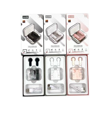 COPPIA DI AURICOLARI AIR28 + CHARGING CASE ROSA EARPHONE BLUETOOTH V5.0 WI-FI CUFFIE MINI PINK PER iOS e ANDROID SENZA FILI COPPIA DI AURICOLARI AIR28 + CHARGING CASE ROSA EARPHONE BLUETOOTH V5.0 WI-FI CUFFIE MINI PINK PER iOS e ANDROID SENZA FILI