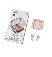 COPPIA DI AURICOLARI AIR28 + CHARGING CASE ROSA EARPHONE BLUETOOTH V5.0 WI-FI CUFFIE MINI PINK PER iOS e ANDROID SENZA FILI COPPIA DI AURICOLARI AIR28 + CHARGING CASE ROSA EARPHONE BLUETOOTH V5.0 WI-FI CUFFIE MINI PINK PER iOS e ANDROID SENZA FILI