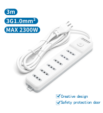 MULTIPRESA CIABATTA ELETTRICA 6 POSTI CON INTERRUTTORE GENERALE CAVO DA 5 METRI SPINA:10A 250V 2P+E PRESA:10A 250V 6-WAY P11 MULTIPRESA CIABATTA ELETTRICA 6 POSTI CON INTERRUTTORE GENERALE CAVO DA 5 METRI SPINA:10A 250V 2P+E PRESA:10A 250V 6-WAY P11